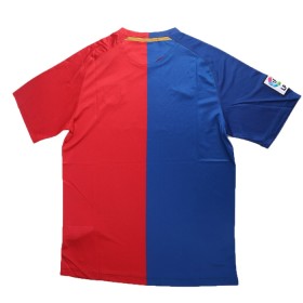 Fotbalové dresy Barcelona 2008-09 Retro Domácí Dres Krátký Rukáv